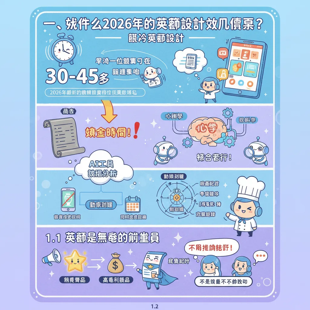 一、為什麼2026年的菜單設計如此重要？