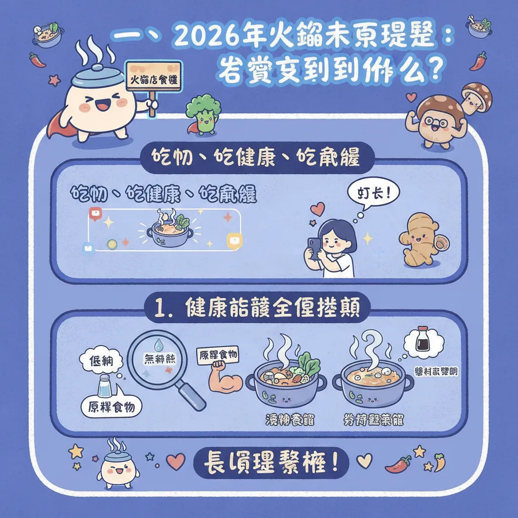 一、2026年火鍋市場趨勢：消費者到底要什麼？